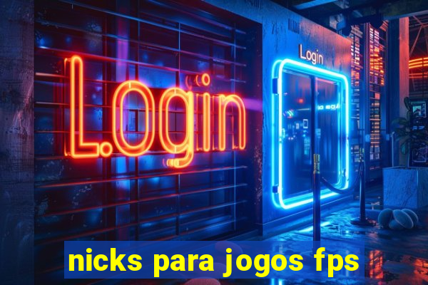 nicks para jogos fps